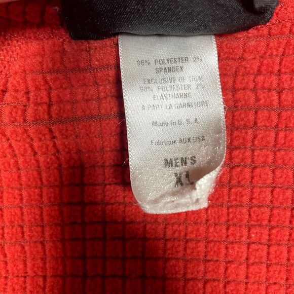 Vintage Patagonia Sweater Mens XL Red 1/2 Zip R1 Regulator Made In USA *PHOTOS* - Picture 4 of 10
